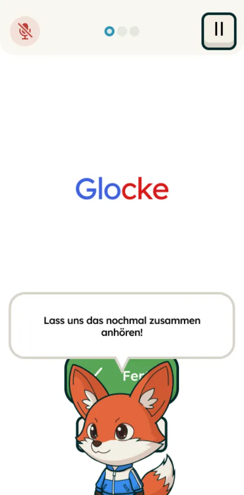 Lautleseübung in Gyoji: die KI hört zu und erkennt schwierige Wörter